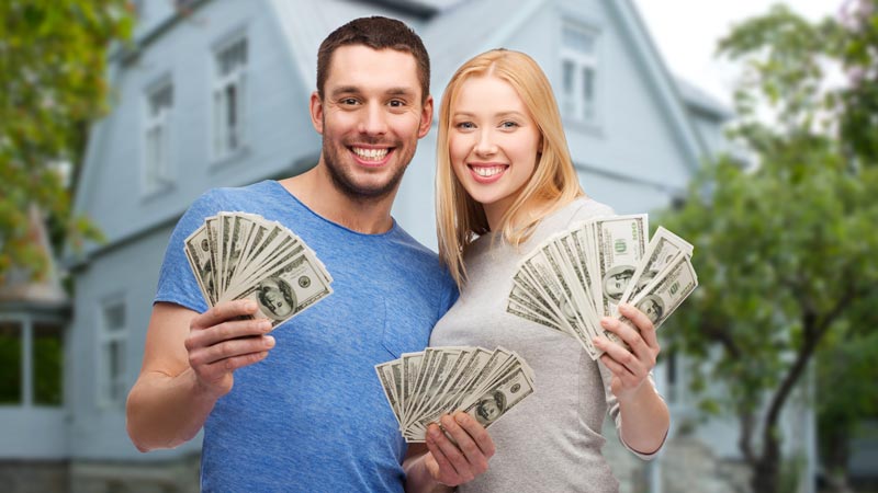 Couple With Cash